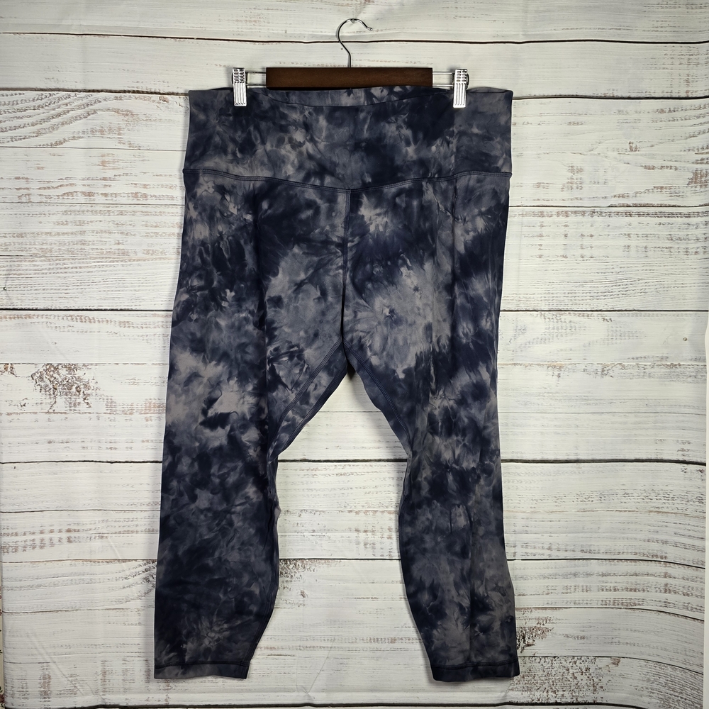 Lululemon Align Leggings Diamond‎ Dye Lunar Rock Size 20 High Rise